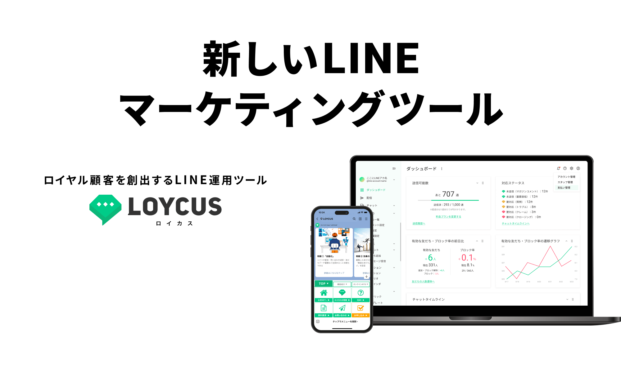 新しいLINEマーケティングツール